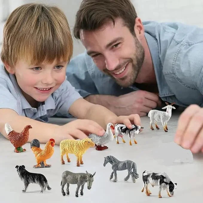 Realistic Animal Figures Set Toy For Kids